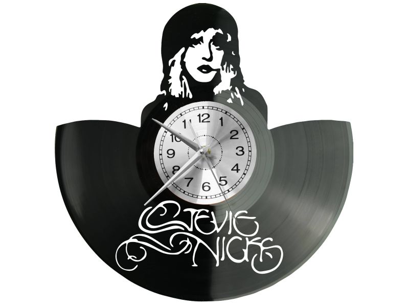 STEVIE NICKS ZEGAR ŚCIENNY DEKORACYJNY NOWOCZESNY PŁYTA WINYLOWA WINYL NA PREZENT EVEVO EVEVO.PL W1143