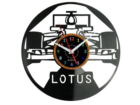 Lotus Formula1 Zegar Ścienny Płyta Winylowa Nowoczesny Dekoracyjny Na Prezent Urodziny