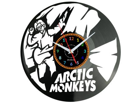 ARCTIC MONKEYS ZEGAR ŚCIENNY DEKORACYJNY NOWOCZESNY PŁYTA WINYLOWA WINYL NA PREZENT EVEVO EVEVO.PL W1236