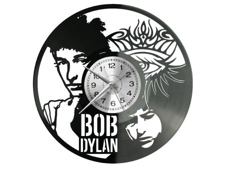 BOB DYLAN ZEGAR ŚCIENNY DEKORACYJNY NOWOCZESNY PŁYTA WINYLOWA WINYL NA PREZENT EVEVO EVEVO.PL W1273