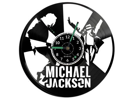 MICHAEL JACKSON ZEGAR ŚCIENNY DEKORACYJNY NOWOCZESNY PŁYTA WINYLOWA WINYL NA PREZENT EVEVO EVEVO.PL W1295