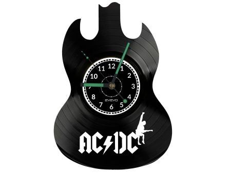 ACDC AC/DC AC-DC AC-DC ZEGAR ŚCIENNY PŁYTA WINYLOWA PREZENT UPOMINEK URODZINY DLA NIEJ DLA NIEGO EVEVO EVEVO.PL W1305