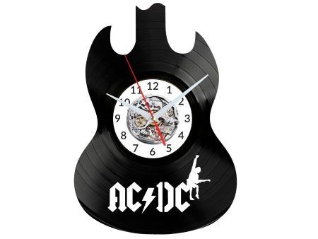 ACDC AC/DC AC-DC AC-DC ZEGAR ŚCIENNY PŁYTA WINYLOWA PREZENT UPOMINEK URODZINY DLA NIEJ DLA NIEGO EVEVO EVEVO.PL W1305