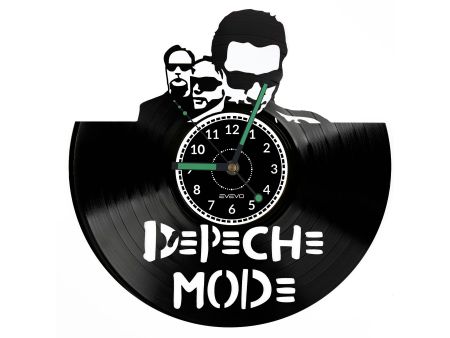 DEPECHE MODE ZEGAR ŚCIENNY DEKORACYJNY NOWOCZESNY PŁYTA WINYLOWA WINYL NA PREZENT EVEVO EVEVO.PL W1316