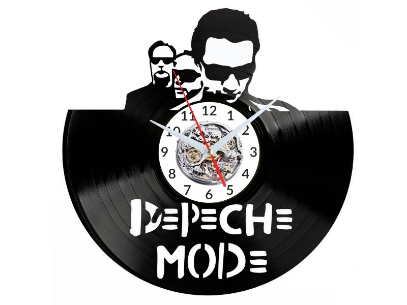 DEPECHE MODE ZEGAR ŚCIENNY DEKORACYJNY NOWOCZESNY PŁYTA WINYLOWA WINYL NA PREZENT EVEVO EVEVO.PL W1316