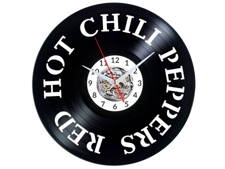 Red Hot Chili Peppers Zegar Ścienny Płyta Winylowa Nowoczesny Dekoracyjny Na Prezent Urodziny