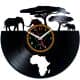 Savana Safari Zegar Ścienny Płyta Winylowa Nowoczesny Dekoracyjny Na Prezent Urodziny