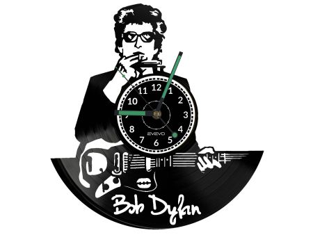 Bob Dylan Zegar Ścienny Płyta Winylowa Nowoczesny Dekoracyjny Na Prezent Urodziny