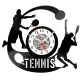 Tennis Zegar Ścienny Płyta Winylowa Nowoczesny Dekoracyjny Na Prezent Urodziny