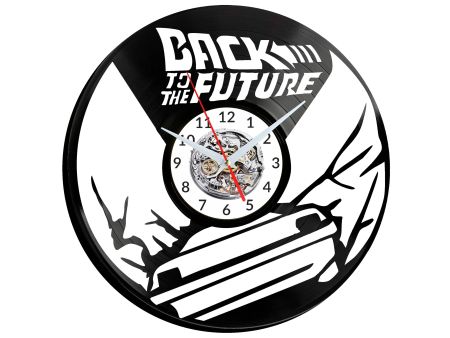 Back to the Future Zegar Ścienny Płyta Winylowa Nowoczesny Dekoracyjny Na Prezent Urodziny