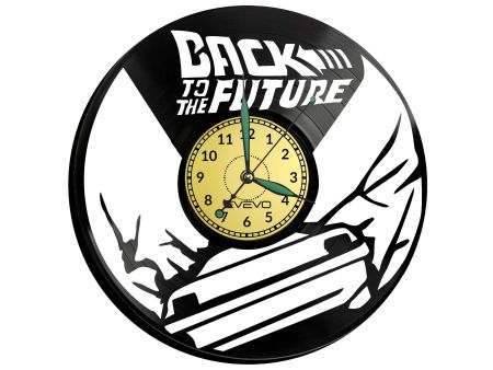 Back to the Future Zegar Ścienny Płyta Winylowa Nowoczesny Dekoracyjny Na Prezent Urodziny