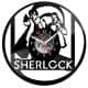 Sherlock Watson Zegar Ścienny Płyta Winylowa Nowoczesny Dekoracyjny Na Prezent Urodziny