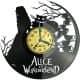 Alice In Wonderland  ZEGAR ŚCIENNY DEKORACYJNYNOWOCZESNY PŁYTA WINYLOWA WINYL NA PREZENT EVEVO EVEVO.PL