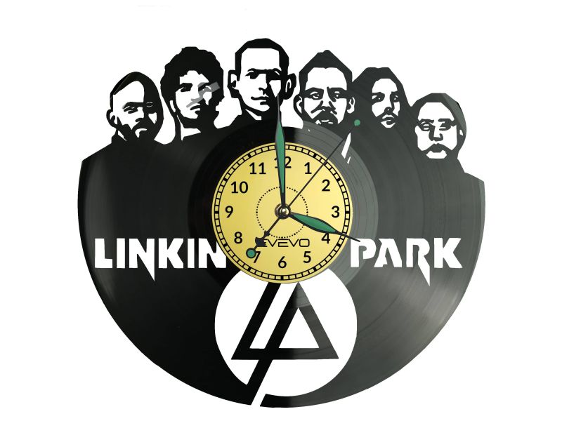 Linkin Park Zegar Ścienny Płyta Winylowa Nowoczesny Dekoracyjny Na Prezent Urodziny