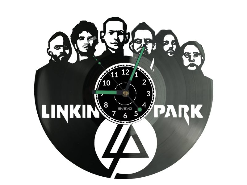 Linkin Park Zegar Ścienny Płyta Winylowa Nowoczesny Dekoracyjny Na Prezent Urodziny