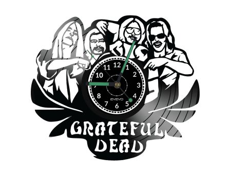 GRATEFUL DEAD ZEGAR ŚCIENNY DEKORACYJNYNOWOCZESNY PŁYTA WINYLOWA WINYL NA PREZENT EVEVO EVEVO.PL