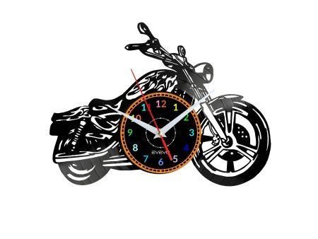 MOTOR ZEGAR ŚCIENNY DEKORACYJNY NOWOCZESNY PŁYTA WINYLOWA WINYL NA PREZENT EVEVO EVEVO.PL