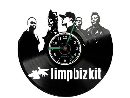 LIMPBIZKIT ZEGAR ŚCIENNY DEKORACYJNY NOWOCZESNY PŁYTA WINYLOWA WINYL NA PREZENT EVEVO EVEVO.PL