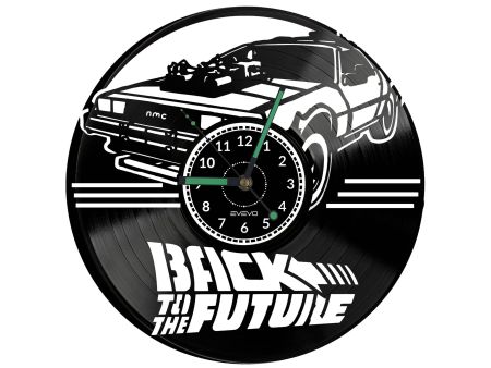 Back to the Future Zegar Ścienny Płyta Winylowa Nowoczesny Dekoracyjny Na Prezent Urodziny