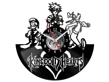 Kingdom Hearts Zegar Ścienny Płyta Winylowa Nowoczesny Dekoracyjny Na Prezent Urodziny