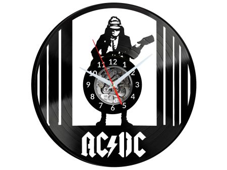 ACDC Zegar Ścienny Płyta Winylowa Nowoczesny Dekoracyjny Na Prezent Urodziny