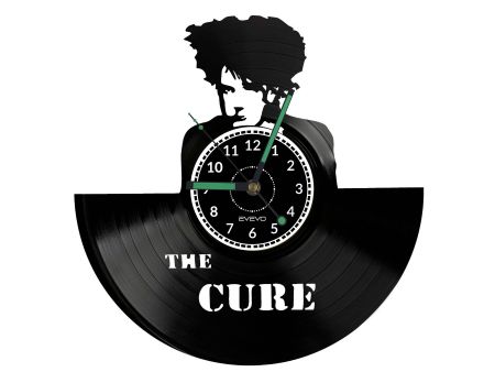 THE CURE ZEGAR ŚCIENNY DEKORACYJNY NOWOCZESNY PŁYTA 
WINYLOWA WINYL NA PREZENT EVEVO EVEVO.PL