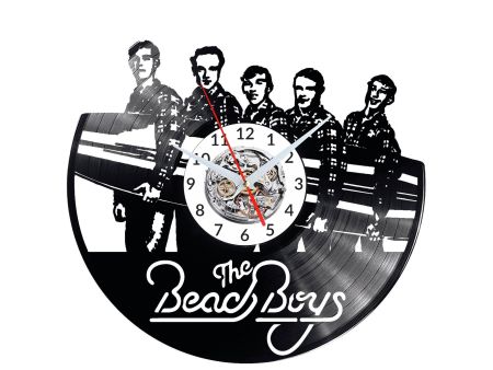 THE BEACH BOYS ZEGAR ŚCIENNY DEKORACYJNY NOWOCZESNY PŁYTA 
WINYLOWA WINYL NA PREZENT EVEVO EVEVO.PL