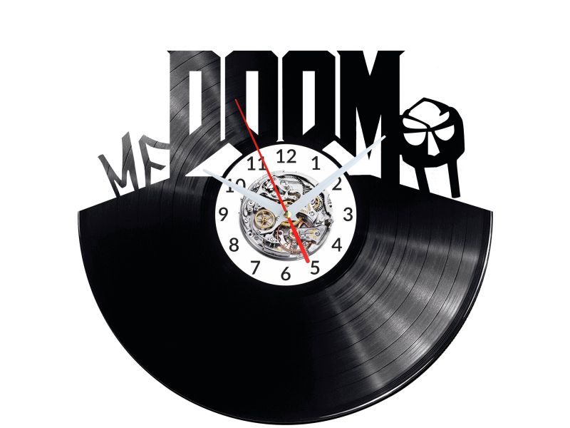 Mf Doom Zegar Ścienny Płyta Winylowa Nowoczesny Dekoracyjny Na Prezent Urodziny