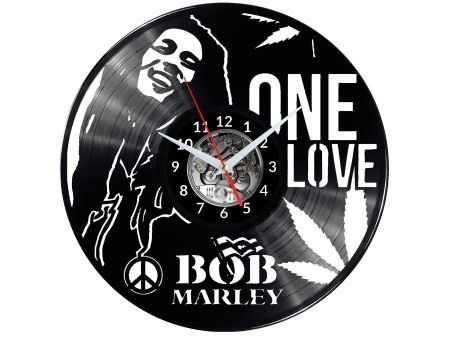 BOB MARLEY ZEGAR ŚCIENNY DEKORACYJNY NOWOCZESNY PŁYTA WINYLOWA WINYL NA PREZENT EVEVO EVEVO.PL