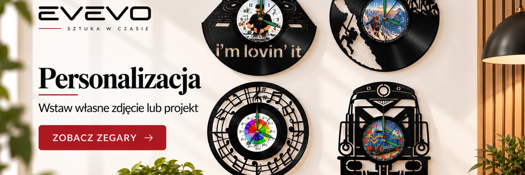 Personalizacja zegarów EVEVO